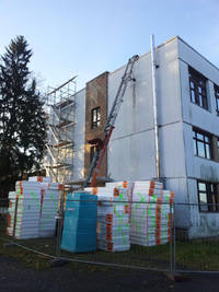 Ehemalige Heimschule in Moritzburg. Hier werden voraussichtlich ab 28. Dezember 28 und ab 25. Februar 34 Asylbewerber unterkommen.